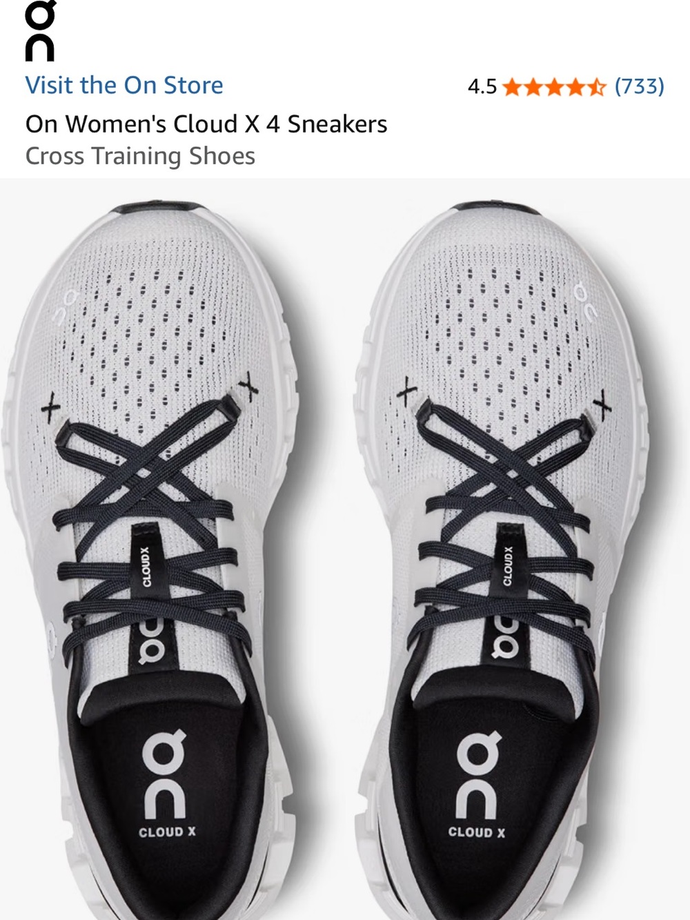 On cloud Women’s Cloud x 4 sneakers - Picture 6 of 10